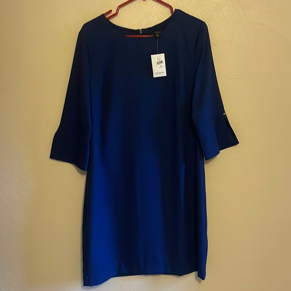 Banana Republic Factory blue swing dress size 12 - Picture 1 of 5